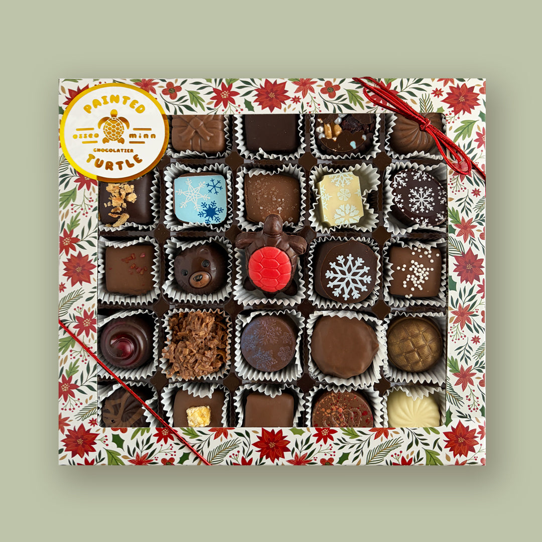 25-Count Assortment – Painted Turtle Chocolatier