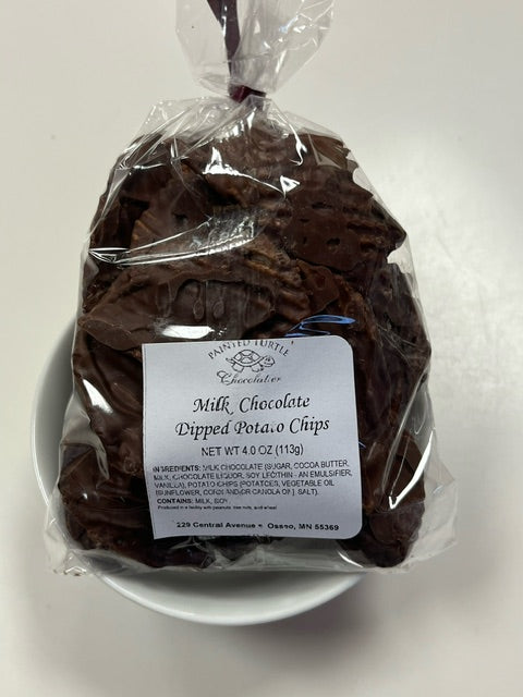 Chocolate Covered Potato Chips – Painted Turtle Chocolatier