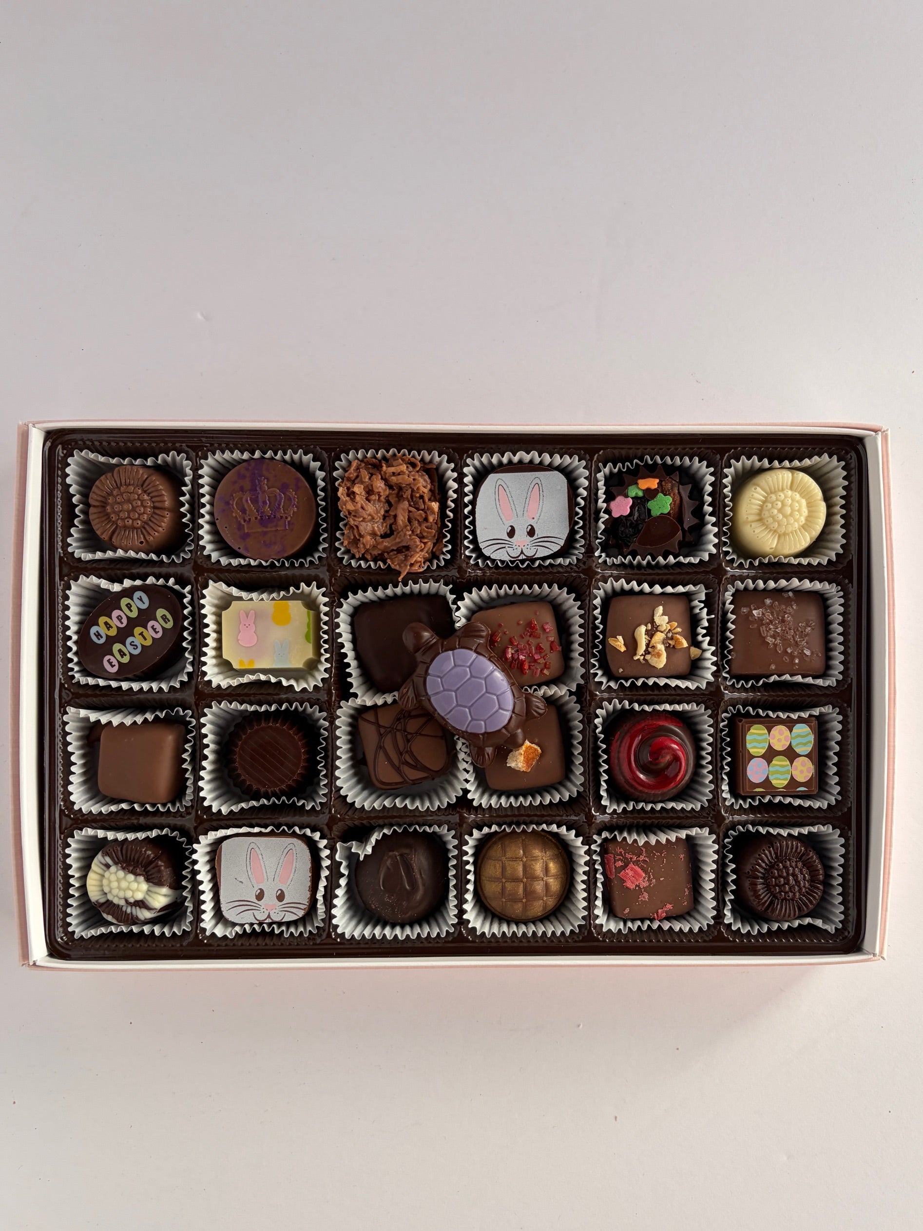 25-Count Assortment – Painted Turtle Chocolatier